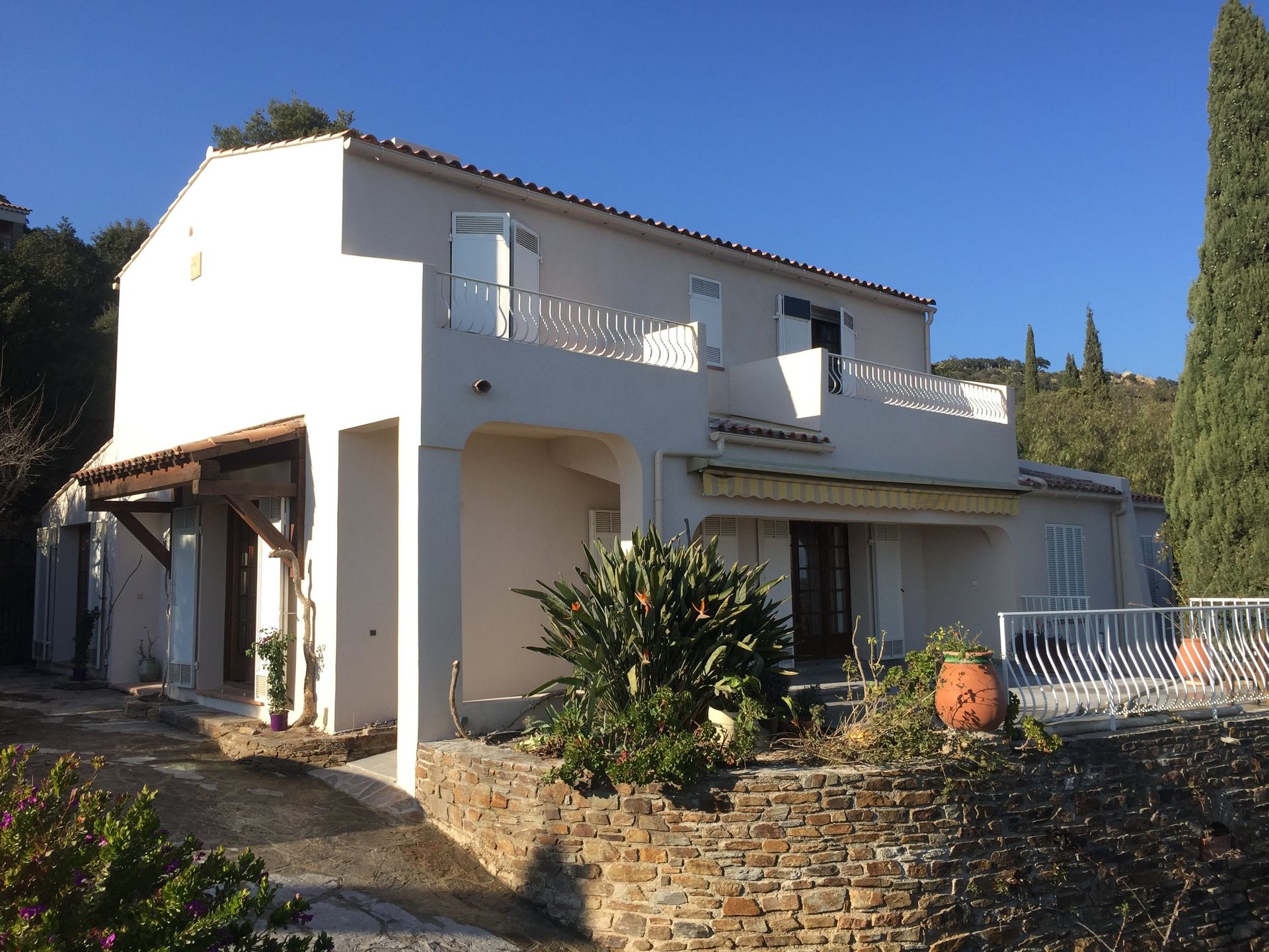 Enduit à la chaux après